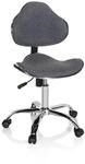 Kinderschreibtischstuhl / Kinderstuhl Kiddy Gti-3 Stoff Grau Hjh Office