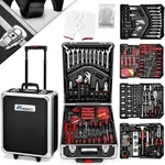 949 Tlg Werkzeugkoffer Anthrazit Werkzeugkasten Werkzeugbox Werkzeugkiste Trolley Set
