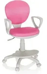 Kinderstuhl / Kinderschreibtischstuhl Kid Colour G1 Stoff Pink Hjh Office