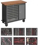 Mobile Werkbank Series L Mit Sortiment, Anzahl Werkzeuge: 375 - Vigor
