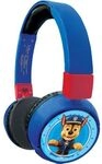 Pat Patrouille Casque 2-en-1 Bluetooth Et Filaire Confortable Et Pliable Pour Enfants