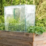 Hochbeetabdeckung 'eckig S', Transparent, S / 88 X 55 X 95 Cm - Vitavia