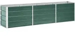 Garten-hochbeet Verzinkter Stahl 240&times;40&times;45 Cm Gr&uuml;n Vidaxl