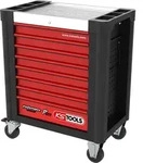 Ks Tools Werkstattwagen Performanceplus P10 Schwarz/rot, Mit 8 Schubladen