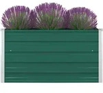 Hochbeet 100 X 100 X 45 Cm Verzinkter Stahl Gr&uuml;n Vidaxl