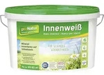 Pronatur Mineralfarbe Innenwei&szlig; 10 L Wei&szlig; Wandfarbe