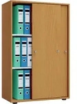 B&uuml;roschrank Schiebet&uuml;ren Lona 3fach