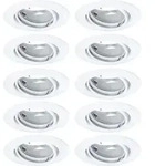 Paulmann 93400 Led-einbauleuchte 10er Set Led Gu10 Wei&szlig;