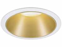Paulmann - 93405 Cole Coin LED-Einbauleuchte led 6 w Weiß, Gold