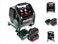 Metabo Power 160-5 18 Ltx Bl Of Akku Kompressor 18 V 8,0 Bar Brushless + 2x...