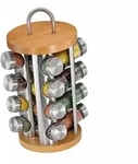 K&uuml;chenprofi Gew&uuml;rzst&auml;nder Mit 16 Gl&auml;sern Natur, Rund
