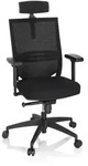 B&uuml;rostuhl / Chefsessel Porto Max High I Stoff Schwarz Hjh Office