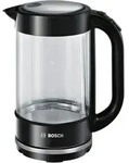 Bosch - Twk70b03 Elektrischer Wasserkocher 1,7 L 2400 W Schwarz, Transparent