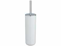 Wenko - WC-Garnitur Posa Weiß/Chrom, WC-Bürstenhalter, Weiß, Kunststoff weiß -