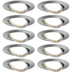 93399 Led-einbauleuchte Led Gu10 Eisen (geb&uuml;rstet) - Paulmann