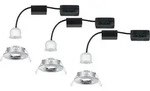 Paulmann - 94303 Ebl Nova Mini Coin Led-einbauleuchte 3er Set 4 W Chrom
