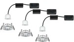 Paulmann 94305 Ebl Nova Mini Coin Led-einbauleuchte 3er Set 4 W Aluminium