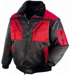 Texxor Piloten-jacke Oslo Schwarz/rot S 4180