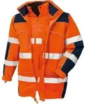 Texxor - Warnschutz-parka Toronto Leuchtorange/navy Xxl 4109