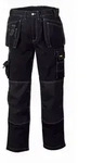 Texxor Arbeitshose Twill Bundhose Panama Canvas 56 Schwarz 431156