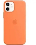 Apple Silikon Case Iphone 12 Mini Mit Magsafe Kumquat