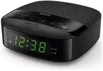 Radio-r&eacute;veil Fm - Double Alarme - Snooze - Arr&ecirc;t Programm&eacute; - Noir - Philips