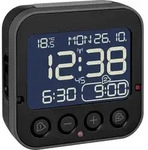Tfa - Dostmann 60.2552.01 Funk Wecker Schwarz Alarmzeiten 2 Gro&szlig;es Display