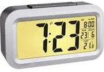 Tfa Dostmann - 60.2553.01 Funk Wecker Schwarz, Silber Alarmzeiten 1