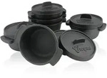 Serviert&ouml;pfe Set (6-er Pack) &Oslash; 11 Cm Gusseisen Mini Gusstopf - Bbq-toro