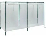Vitavia - Hochbeetabdeckung 'eckig L', Transparent, L / 158 X 55 X 95 Cm