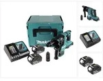 Makita Dhr 281 Rtj Brushless Akku Bohrhammer 28 Mm Im Makpac Mit 2x 18 V- 5...