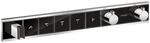Rainselect - Unterputzarmatur F&uuml;r 5 Verbraucher, Schwarz / Verchromt 15358600 -