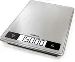 Page Profi 200, Digitale K&uuml;chenwaage Silber Aus Edelstahl, Gewicht Bis Zu 15 Kg