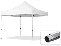 3x3 M Faltpavillon Professional Alu 40mm, Wei&szlig;