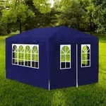 Partyzelt 3x4 M Blau Vidaxl