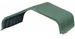 Shelterlogic - Folien Weidezelt Zeltgarage Run-in-shed Gr&uuml;n 610x670x320 Cm