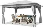 Carpasol - Gartenpavillon 3x4m Ca. 180g/m2 Dachplane Wasserdicht Pavillon - 4