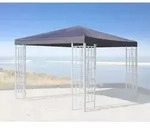 Ersatzdach F&uuml;r Rank Pavillon 3x3m Anthrazit Ral 7012 Ersatzbezug Pavillondach