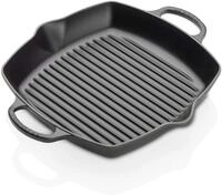 Le Creuset Grillpfanne Quadratisch 2 Griffe Sig 30 Cm Schwarz
