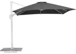 Schneider Schirme - Schneider Sonnenschirm Rhodos Twist Bianco Anthrazit 300 X 300 Cm