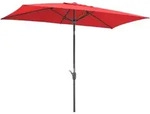 Schneider Schirme - Schneider Sonnenschirm Tunis Rot 270 X 150 Cm Marktschirm
