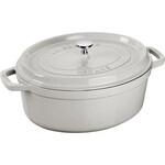 No Name Ovaler Gusseisentopf &ndash; 3,2 L, Wei&szlig;er Tr&uuml;ffel &ndash; Zum Backen Und...