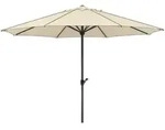 Schneider - Sonnenschirm Adria Natur &Oslash; 350 Cm Mit Kurbel Knickbar Gartenschirm
