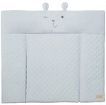 Changing Mat - Roba - Benny Bear Face - 85 X 75 Cm - Light Blue