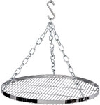 Petromax H&auml;nge-rost F&uuml;r Dreibein Grillrost Schwenkgrill &Oslash; 50 X 2,7 Cm Inkl. Kette
