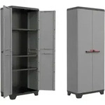 Kleiderschrank Tuttopiani Mutiges Harz Mit 2 T&uuml;ren Und 3 Einstellbaren...