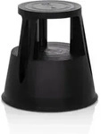 Tritthocker / Rollhocker Tio-m I Kunststoff Schwarz Hjh Office