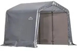 Folien Zeltgarage Ger&auml;tehaus Grau 240x240x240 Cm - Shelterlogic