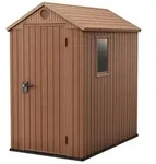 Gartenhaus Aus Kunstharz Darwin 4x6 Holz - Keter