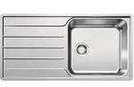 Lemis Xl 6 - Sp&uuml;le, 100x50 Cm, Geb&uuml;rsteter Edelstahl 523034 - Blanco